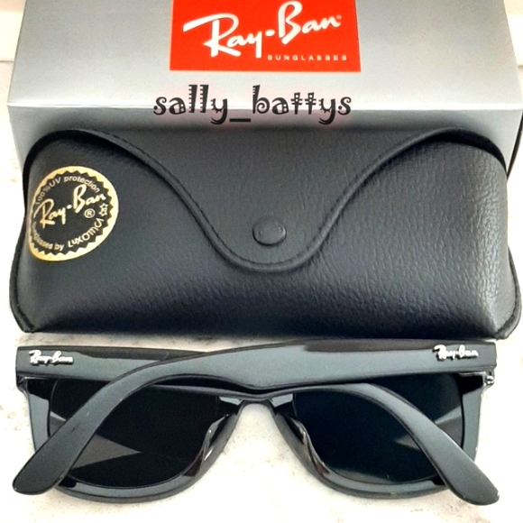 Ray Ban (Store Display) Wayfarer all Black RB2140 - Picture 7 of 15